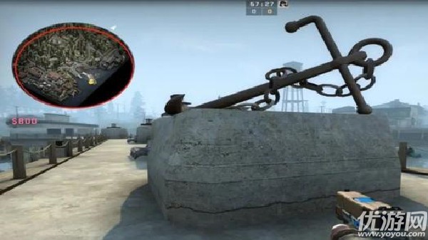 csgo神秘小镇酒店在哪里 csgo码头停泊处喷涂鸦位置大全