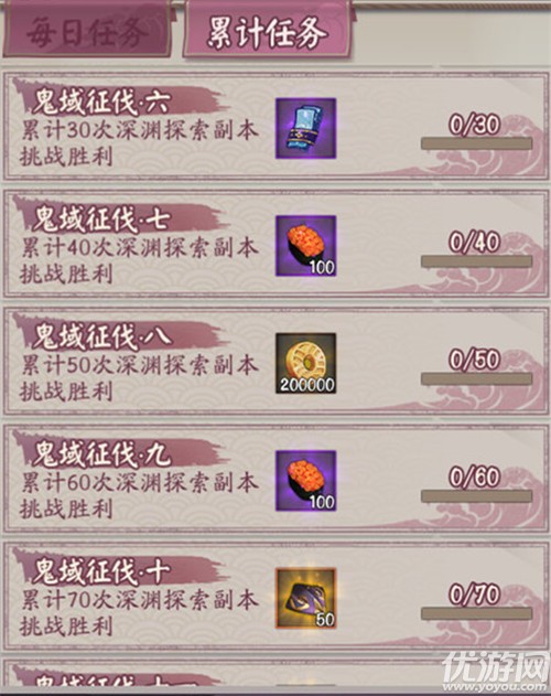 阴阳师深渊暗影鬼域篇奖励怎么解锁 深渊暗影鬼域篇任务速刷攻略