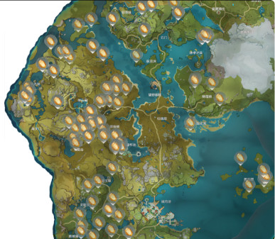 原神琥珀石采集点有哪些 原神琥珀石分布图及采集路线一览