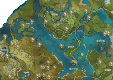 原神琥珀石采集点有哪些 原神琥珀石分布图及采集路线一览