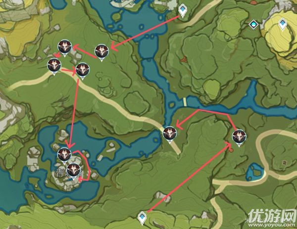 原神丘丘暴徒哪里多 原神丘丘暴徒位置分布图