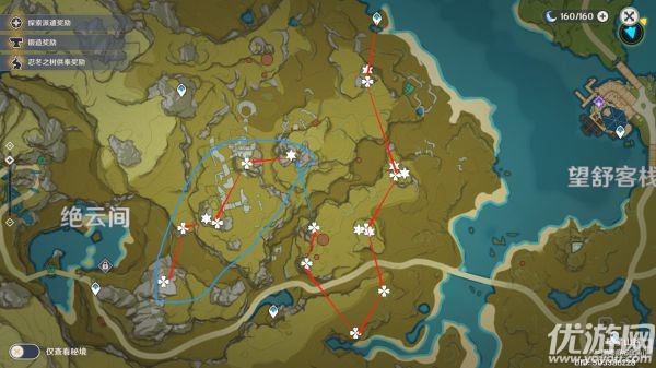 原神清心采集点在哪里 原神清心琉璃袋采集路线一览