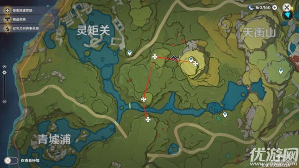 原神清心采集点在哪里 原神清心琉璃袋采集路线一览